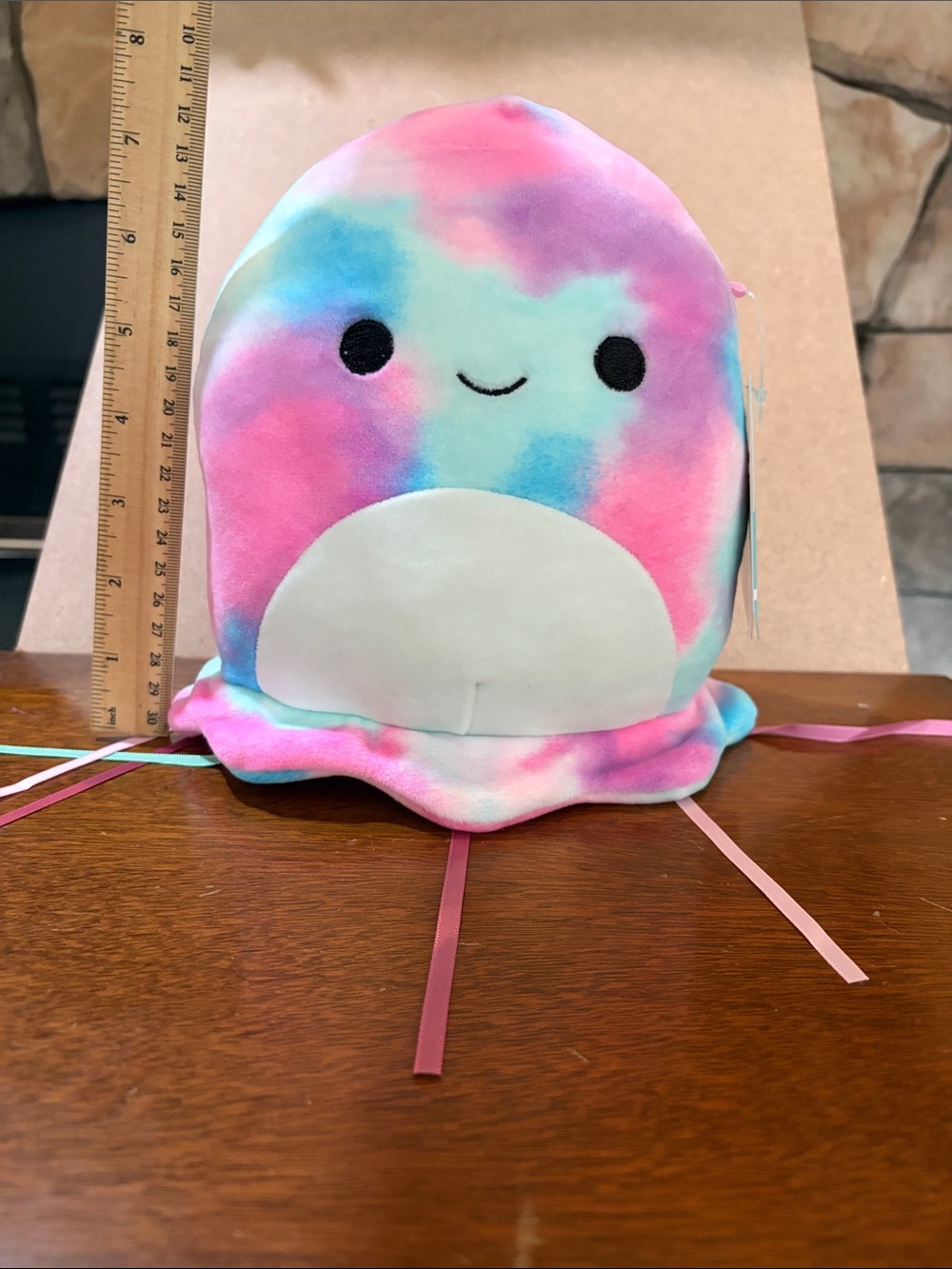 NWT Squishmallow Tie-Dye Plush Jellyfish